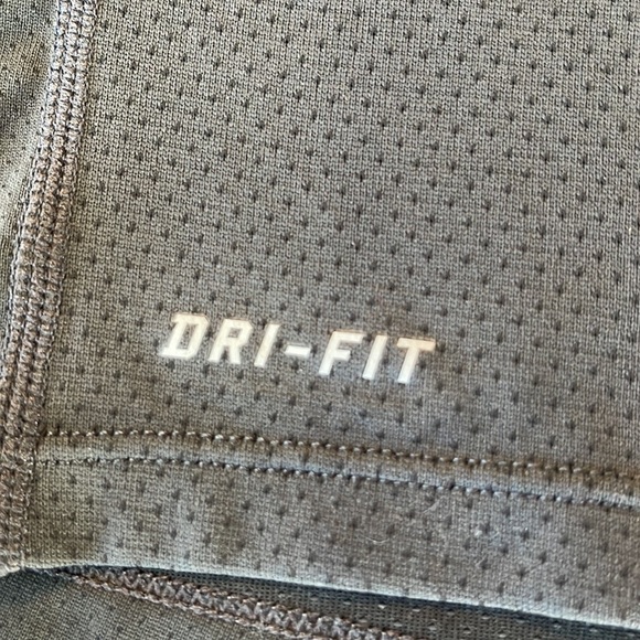 MEN’S NIKE RUNNING DRI-FIT CONTOUR BREATHABLE SHORT SLEEVED GREY TEE - SIZE M - Picture 5 of 7